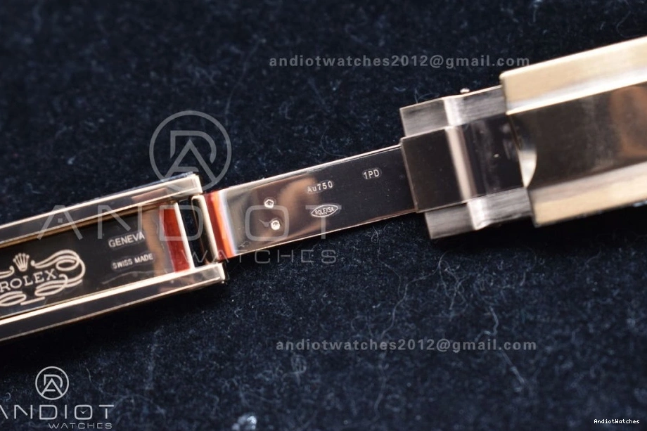 126655 ARF 1:1 WrinkleFree on Best Oysterflex 1203 Strap VR3235 (Gain Edition Yacht-Master Weight) 0319